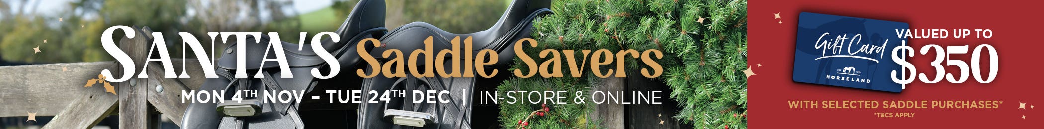 Santa's Saddle Savers