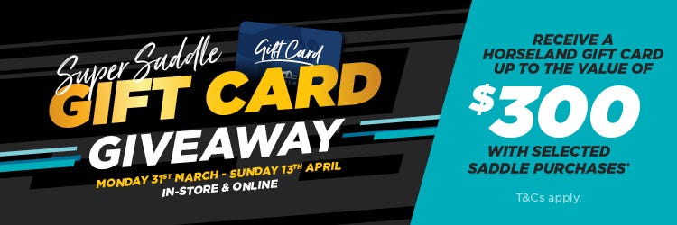 Saddle Gift Card Giveaway