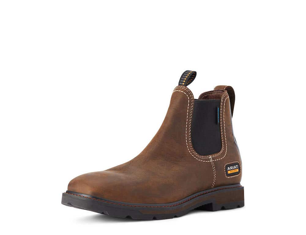 Buy Mens Groundbreaker Chelsea Wide Square Toe H20 Boots Online ARIAT Horseland