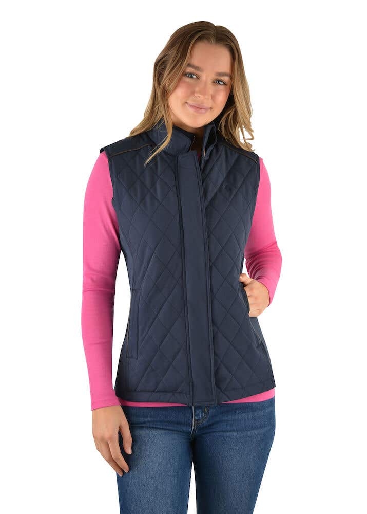 Womens Vest in Navy  Uniform Vest for Women in Navy Blue   CheapNecktiescom