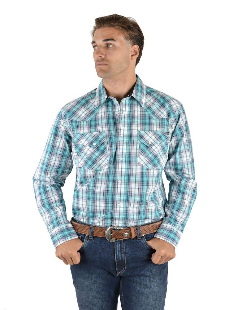 Check sales cowboy shirt