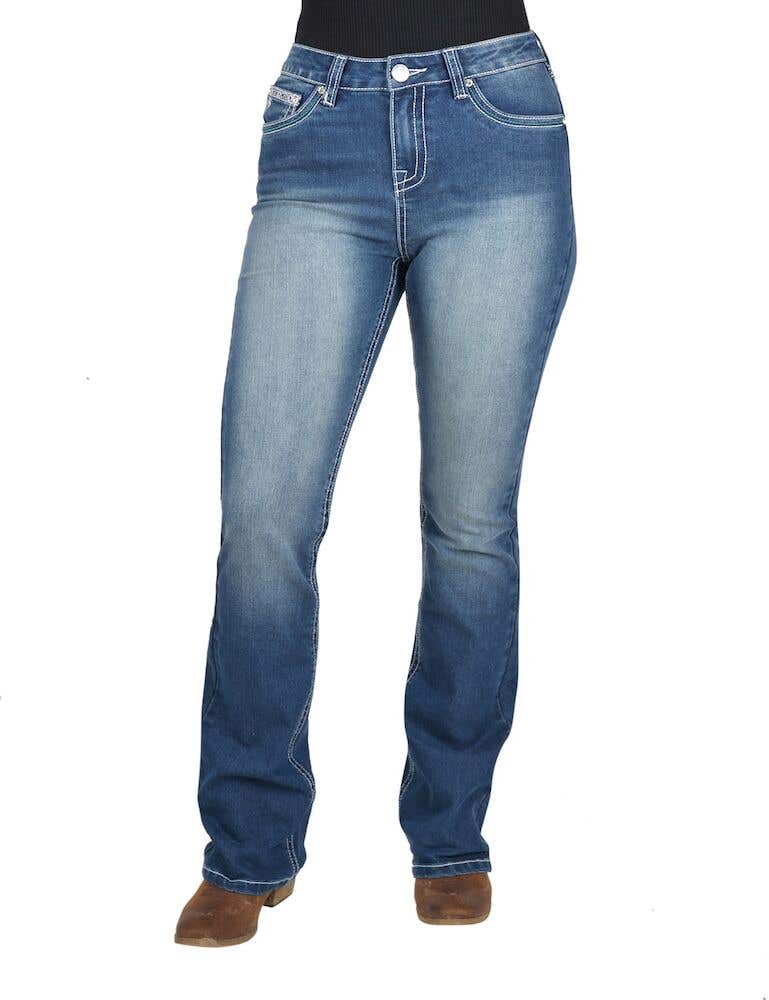 Pure western ladies jeans store