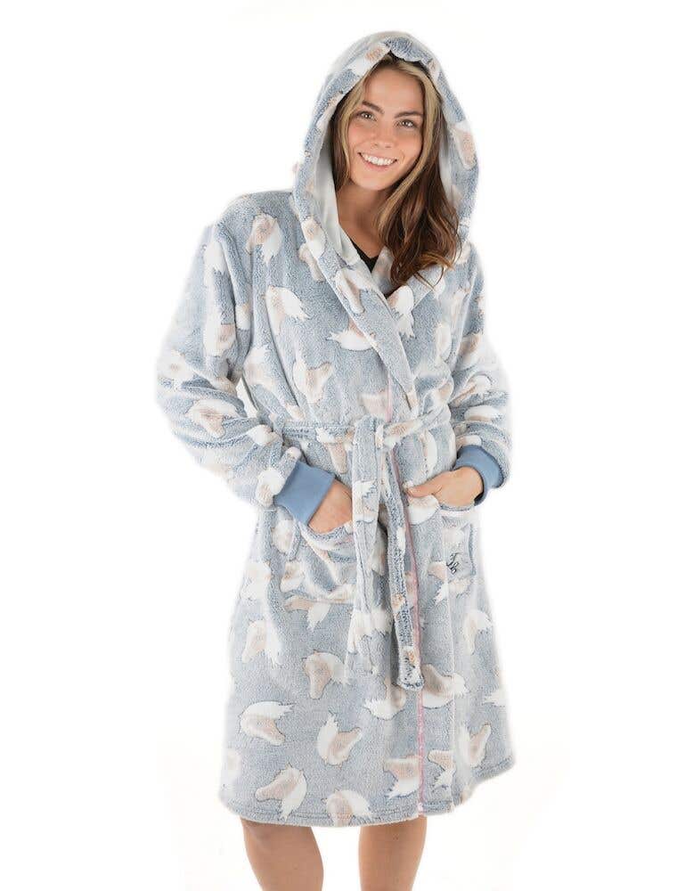 Personalised Cotton Wrap Style Dressing Gown By Mimi & Thomas® cashmere &  gifts | notonthehighstreet.com