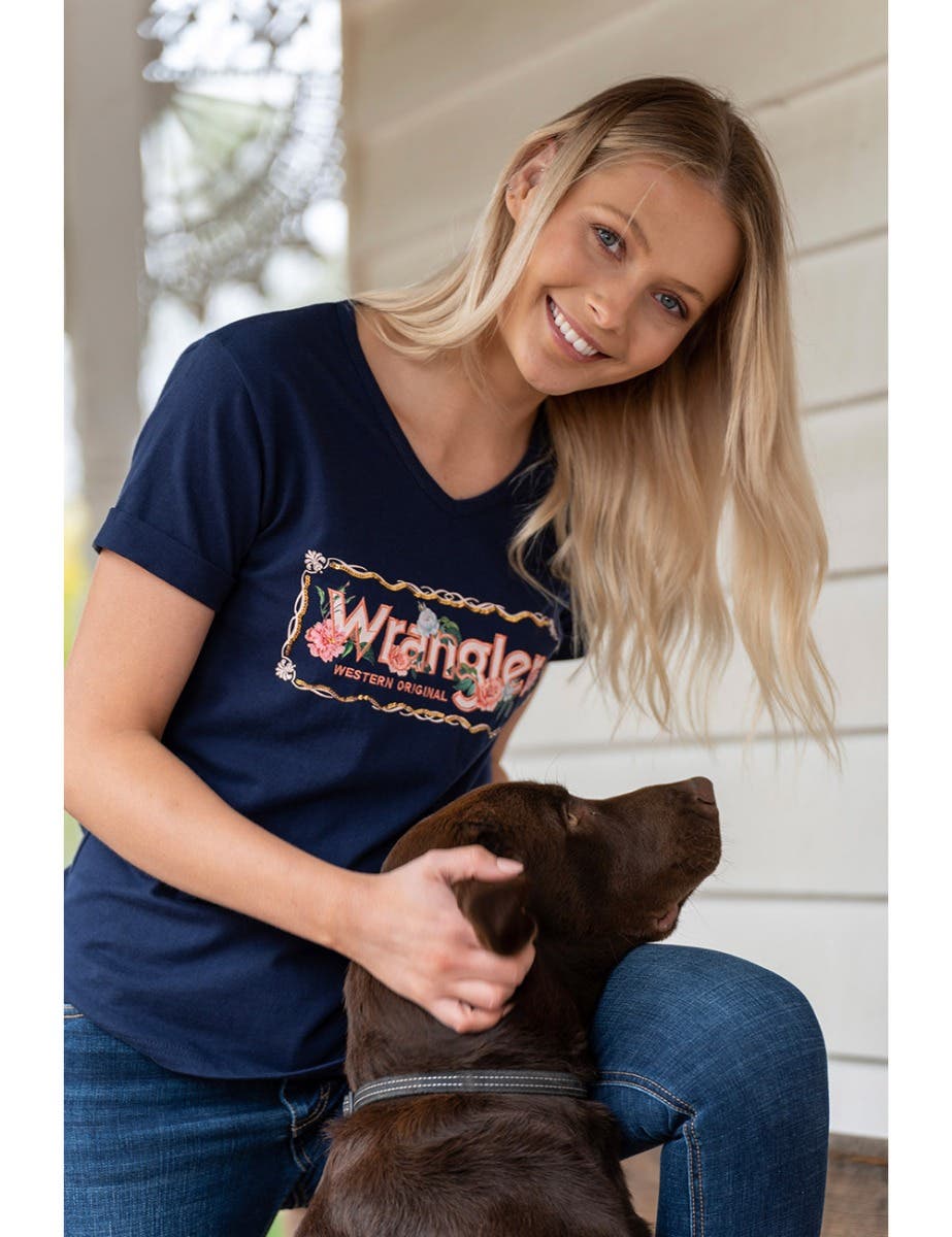 Buy Womens Iris Short Sleeve Tee Online WRANGLER Horseland