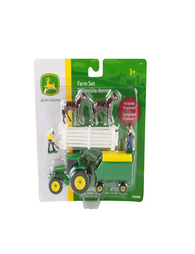 Buy 10 Piece Mini Farm Set Assorted Online JOHN DEERE Horseland