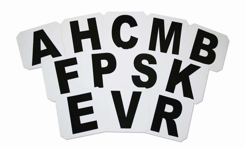 Dressage Markers Replacement Stickers