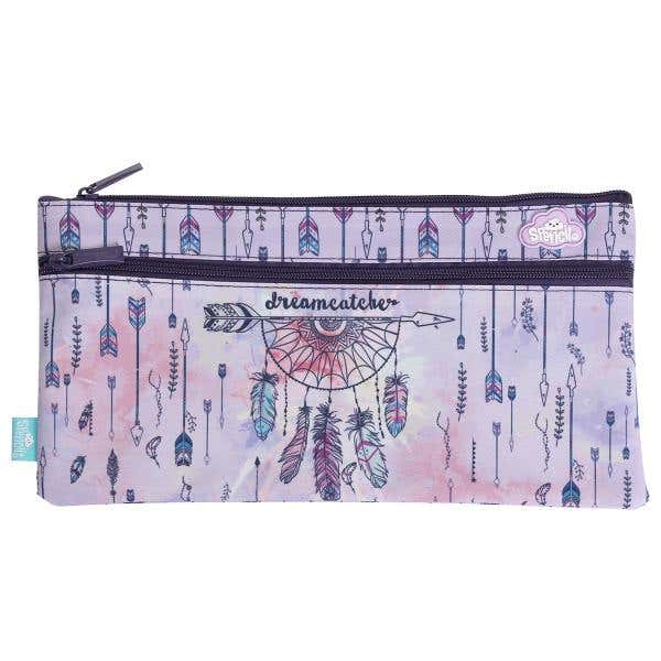 2-Zip Rectangle Pencil Case - Dreamcatcher Horse