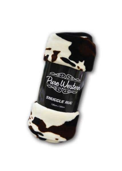 Snuggle Rug Cow Pattern