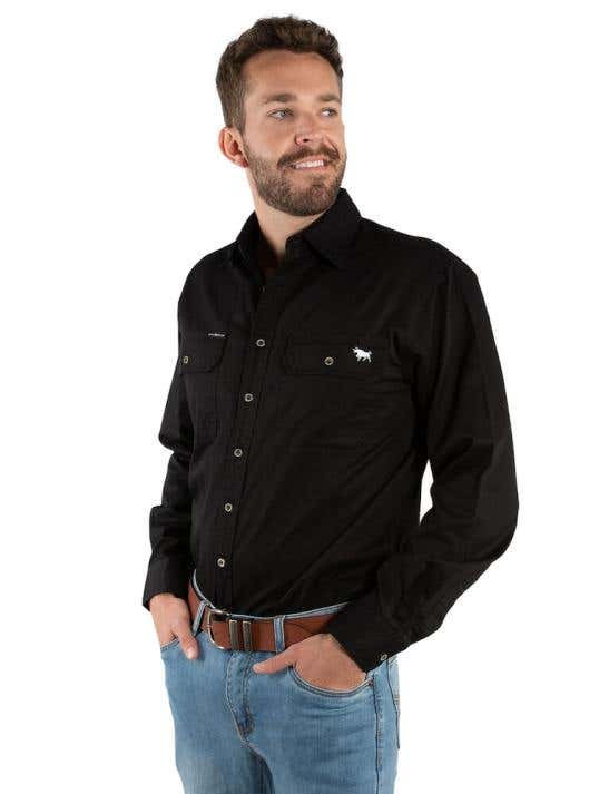 King River Mens Full Button Workshirt