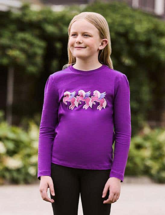 Kids Poppy Puff Sleeve Tee