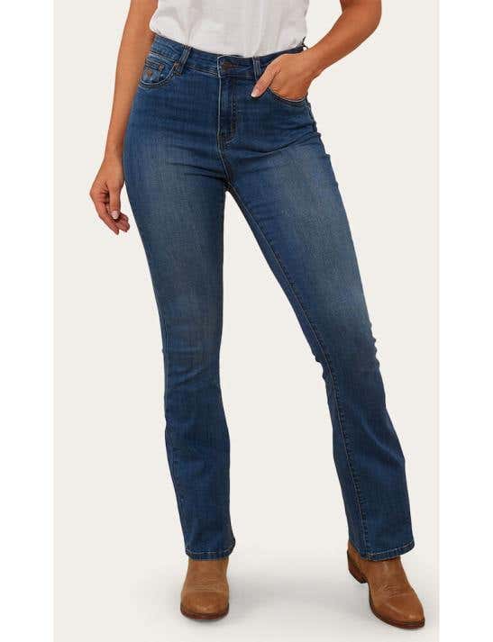 Penny Rodeo Womens High Rise Bootleg Jean