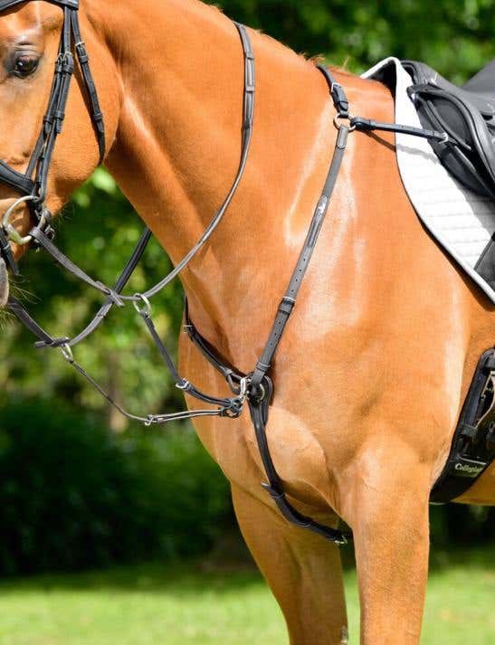 ComFiTec Opulux 3-Point Padded Raised Breastplate With Running Attachment