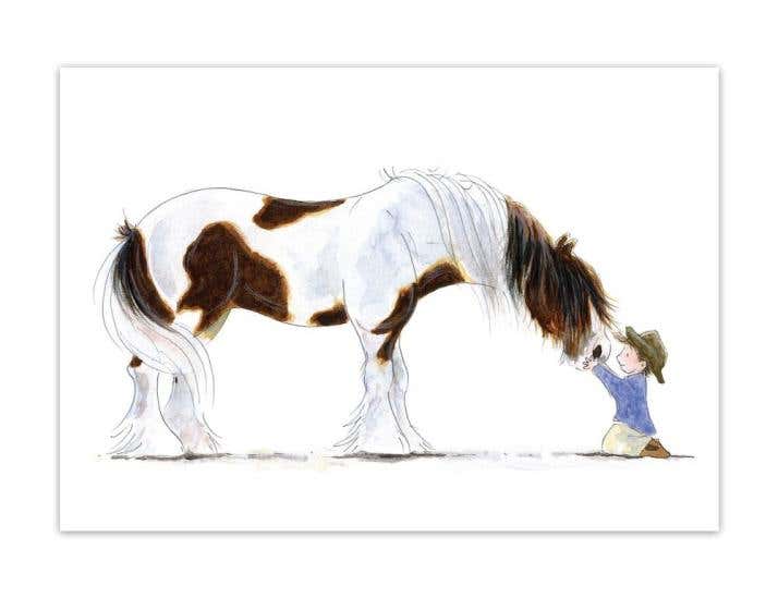Clydie Moment Blank Greeting Card