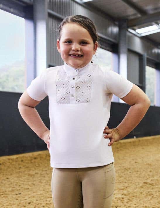 Kids Liza Lace Competition Top