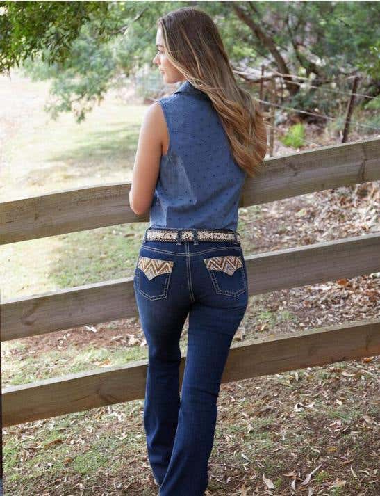 Womens Ivy Relaxed Rider Jean 36L