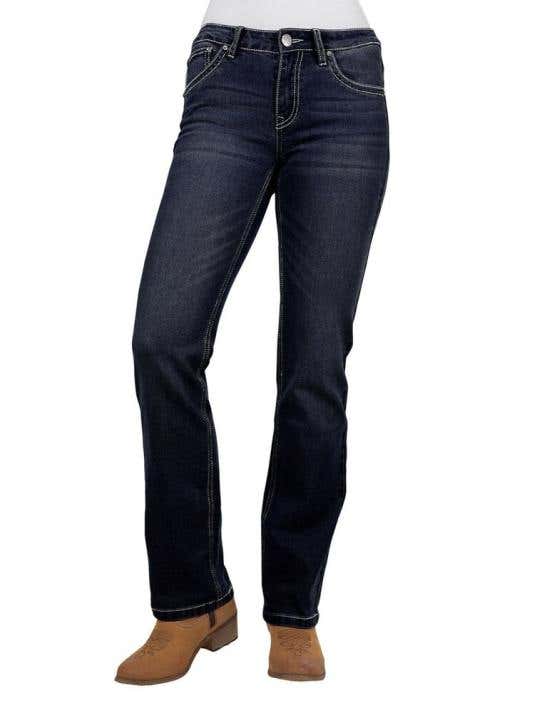 Womens Kim Hi Rise Boot Cut Jean 34L
