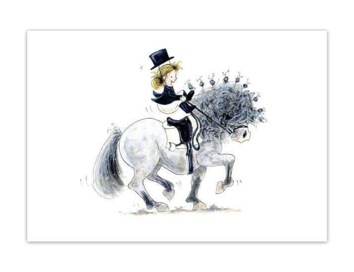 Piaffe Blank Greeting Card