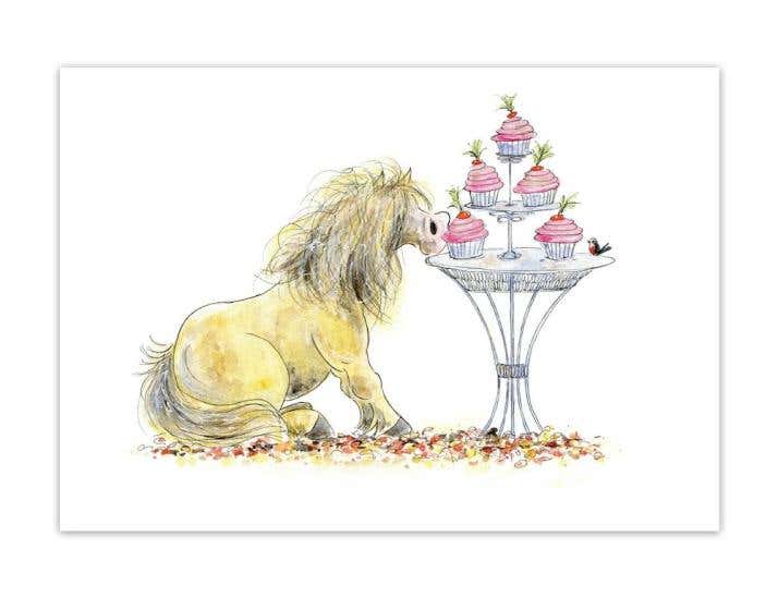 High Tea Blank Greeting Card