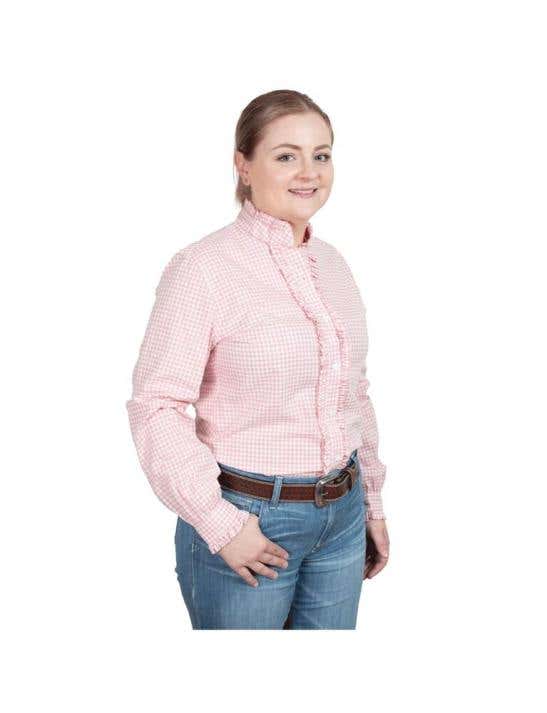 Abbey Frills Full Button Print Workshirt