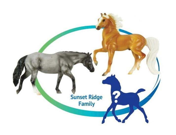 Stablemates Horse Foal Surprise Sunset Ridge Family