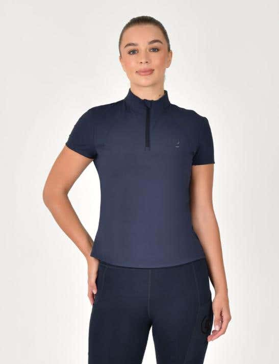  Fitted 1/4 Zip Top