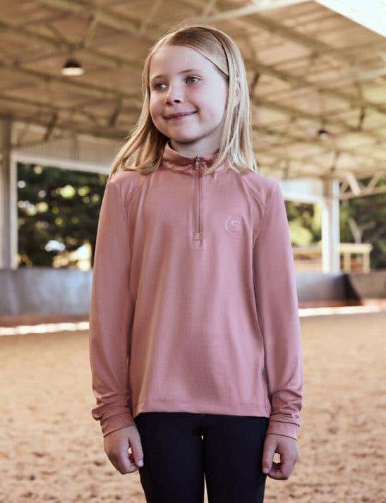 Kids Breathable Long Sleeve Riding Top