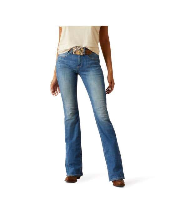 Womans High Rise Boot Cut Jean