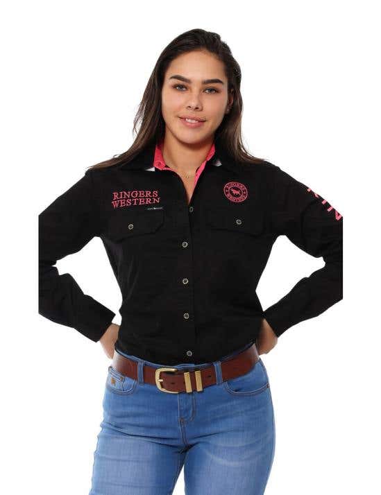Signature Jillaroo Womens Full Button Work Shirt