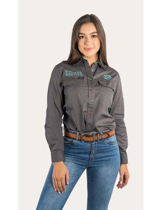 Signature Jillaroo Womens Full Button Work Shirt