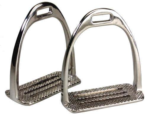 Nickel Plated Four Bar Stirrup Irons
