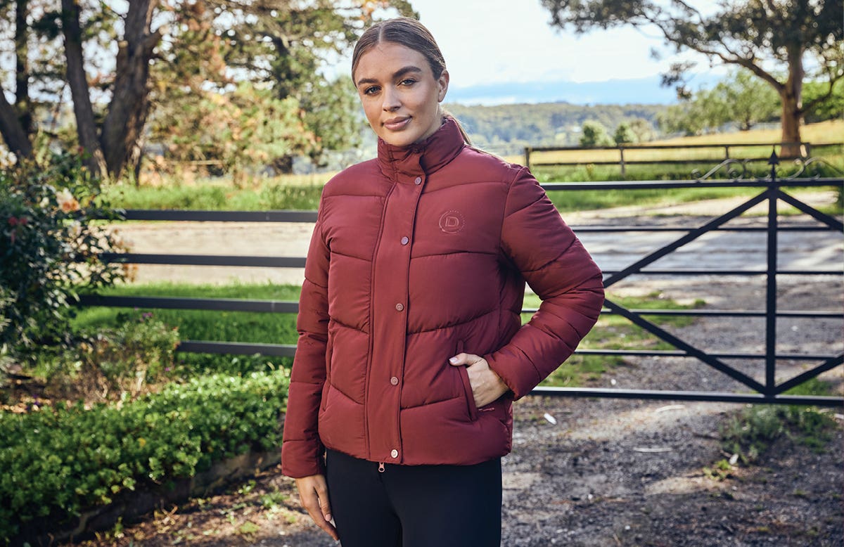 Model wearing Dublin All Warm Puffer Jacket