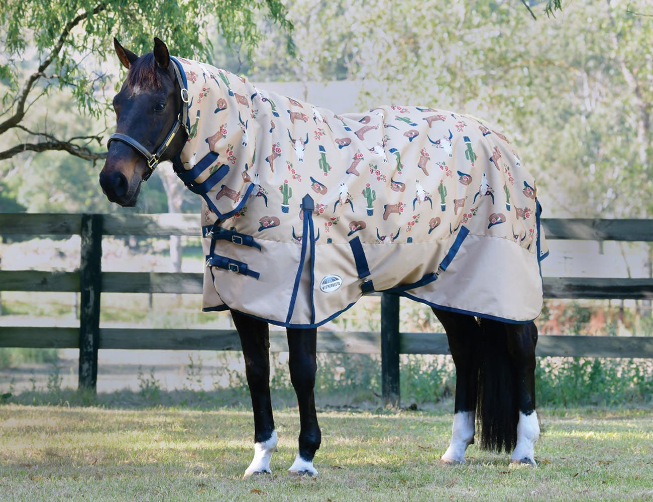 WeatherBeeta ComFiTec Essential Plus Combo Neck Lite Plus in Santa Fe Sands print