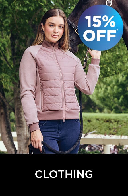 15% off Clothing