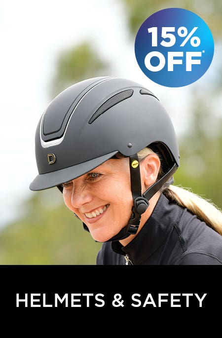 15% off Helmets & Safety