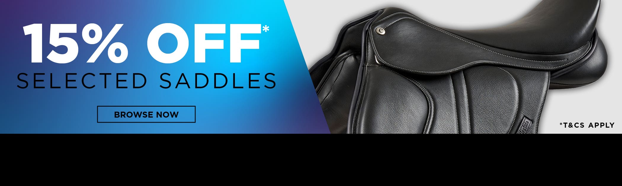 15% off saddles