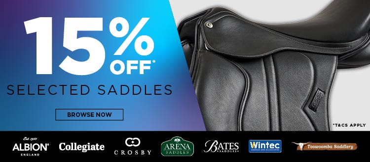 15% off saddles
