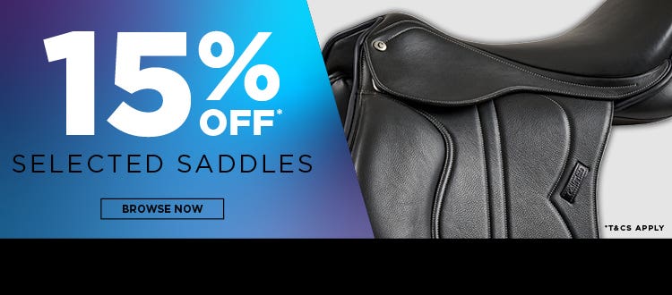 15% off saddles