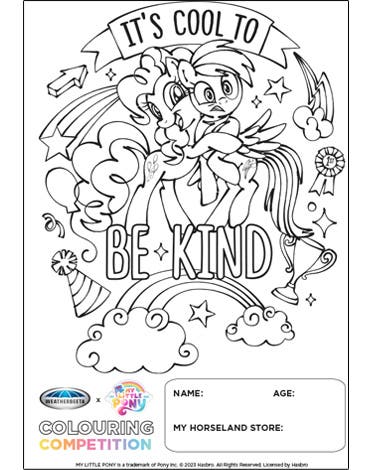 My Little Pony Colouring Competition Sheet